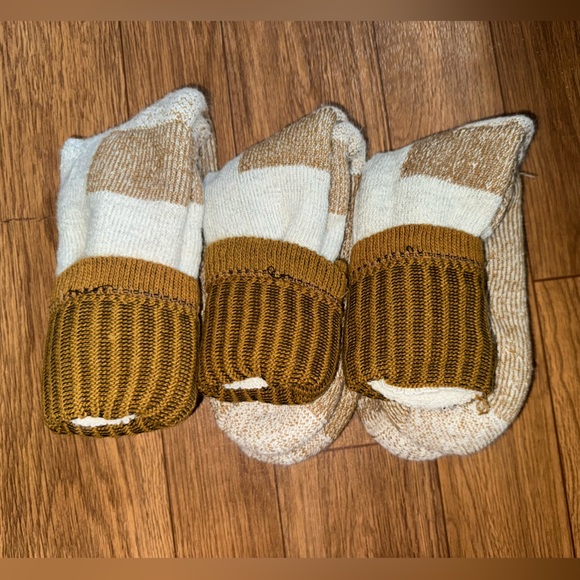 Carhartt Mens socks 3 pair tan - Picture 5 of 6